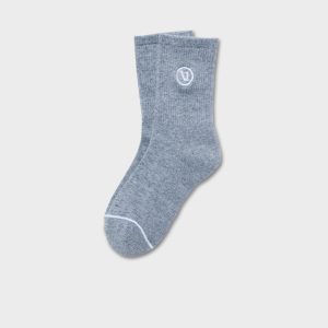 Half Crew Sock 2.0 Light Heather Grey Performance Socks