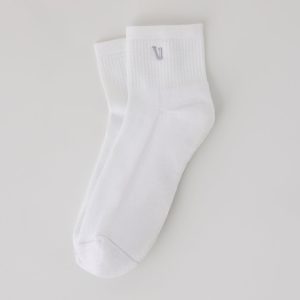 Quarter Crew V1 Sock 2.0 White