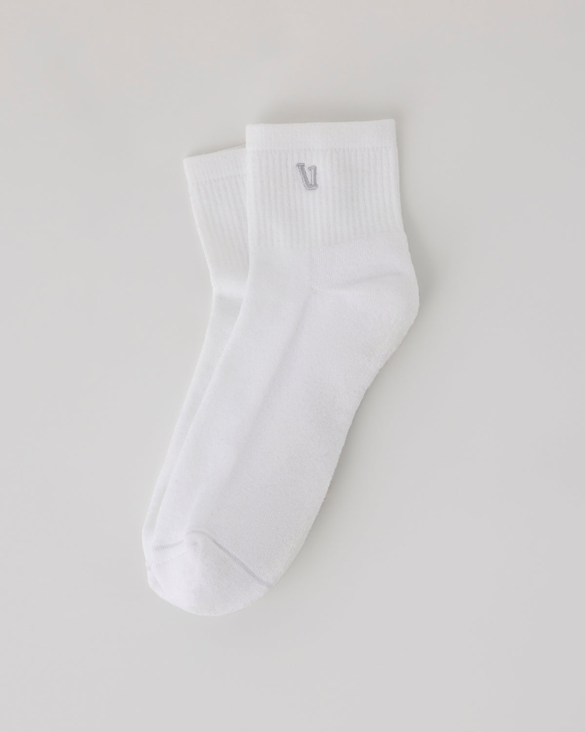 Quarter Crew V1 Sock 2.0 White