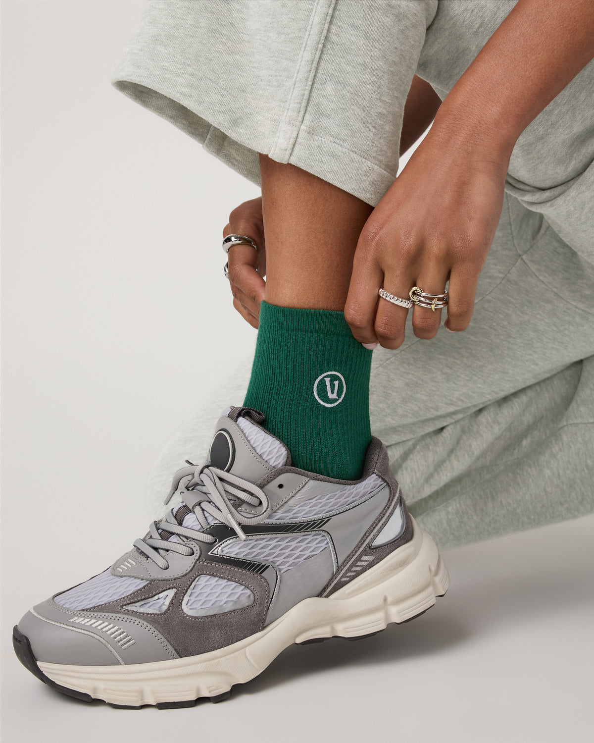 Half Crew Sock Viridian Socks