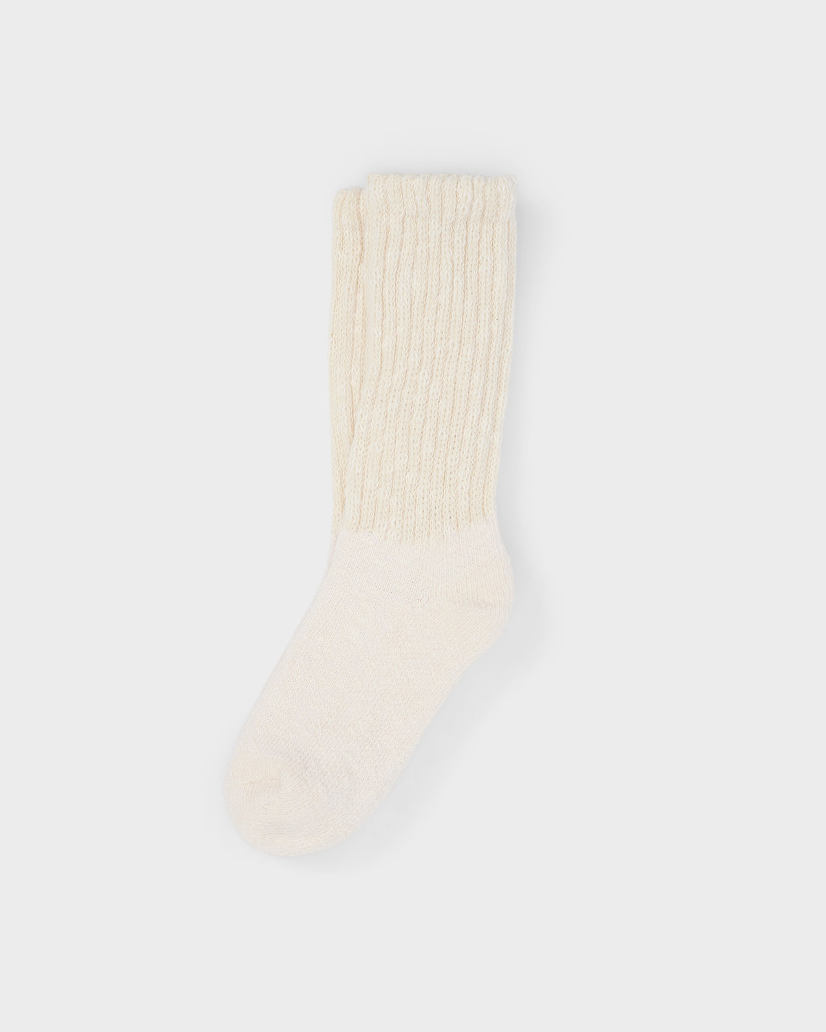 Cozy Sock Plush, Soft Marshmallow Heather Sock