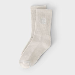 Half Crew Sock 2.0 Ivory Seamless Toe Socks
