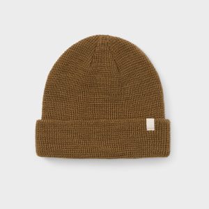 Alpine Waffle Beanie Tobacco Knit Beanie