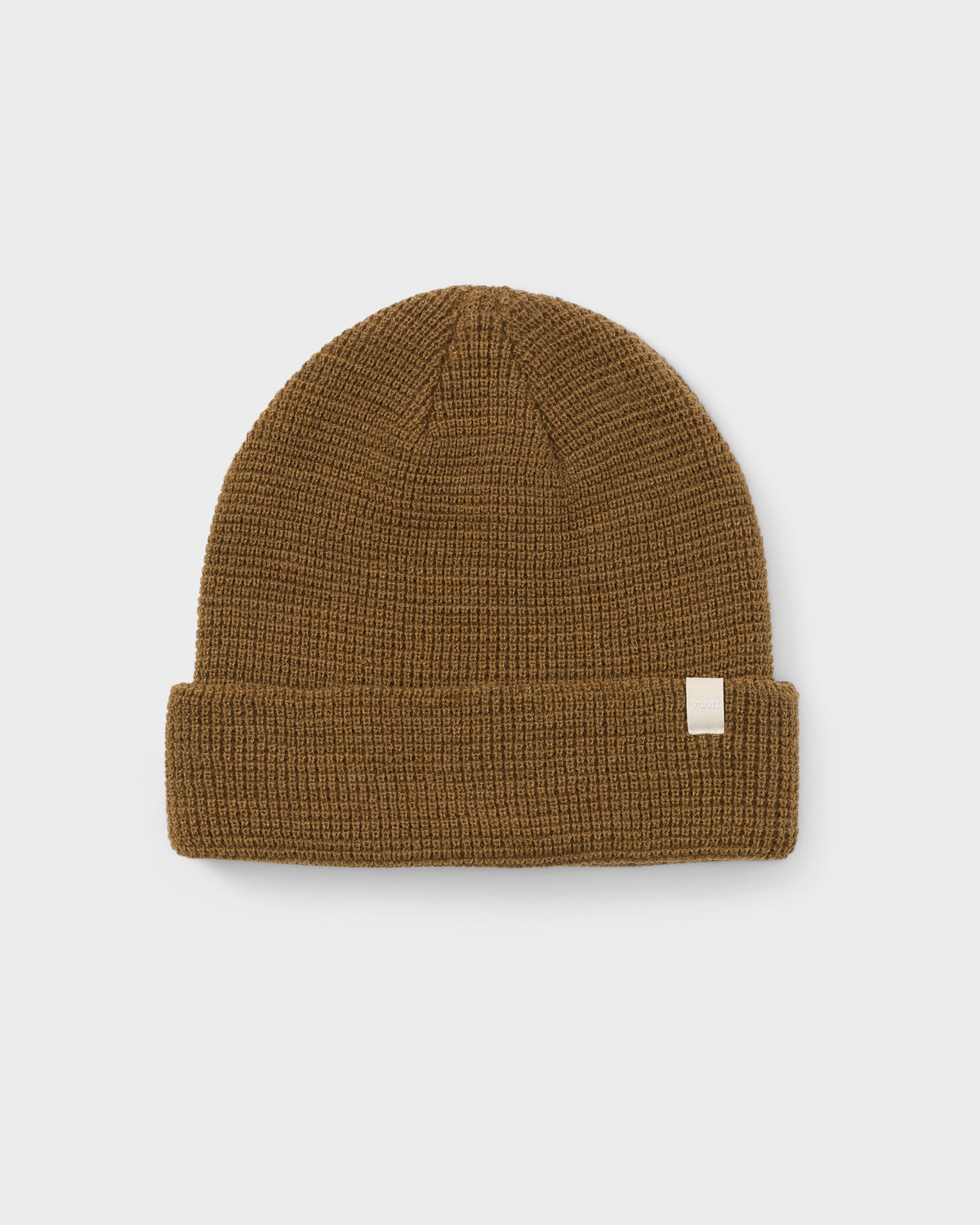 Alpine Waffle Beanie Tobacco Knit Beanie