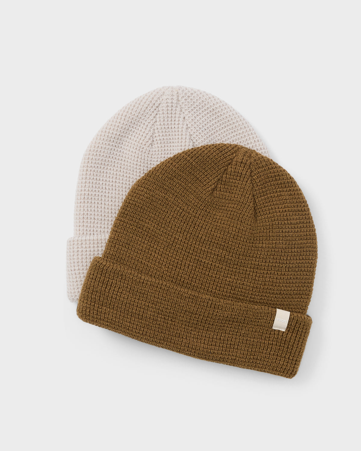 Alpine Waffle Beanie Tobacco Knit Beanie - Image 2