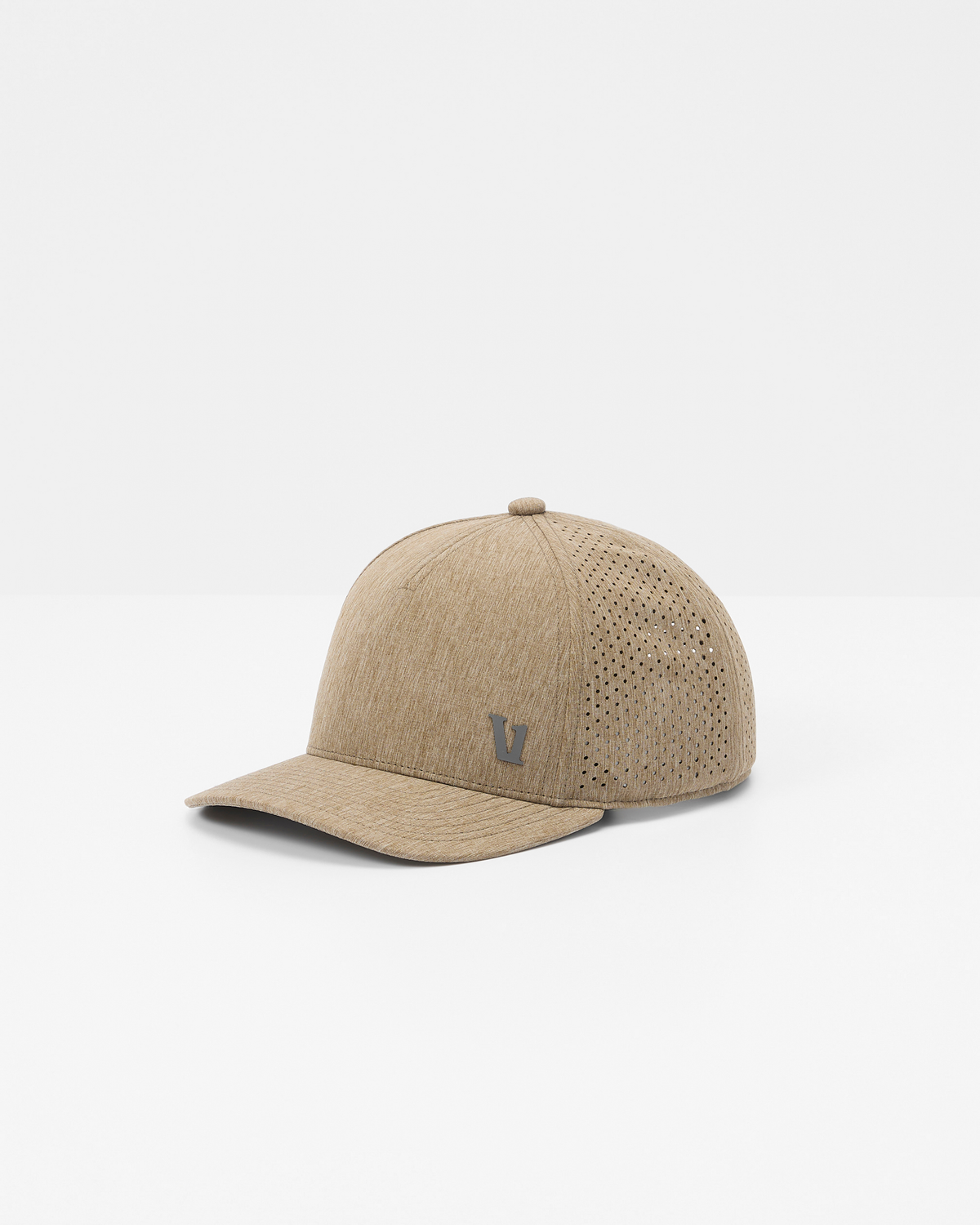 V1 Water Tech Hat Sorrel Brown Heather Five-Panel Hat - Image 2