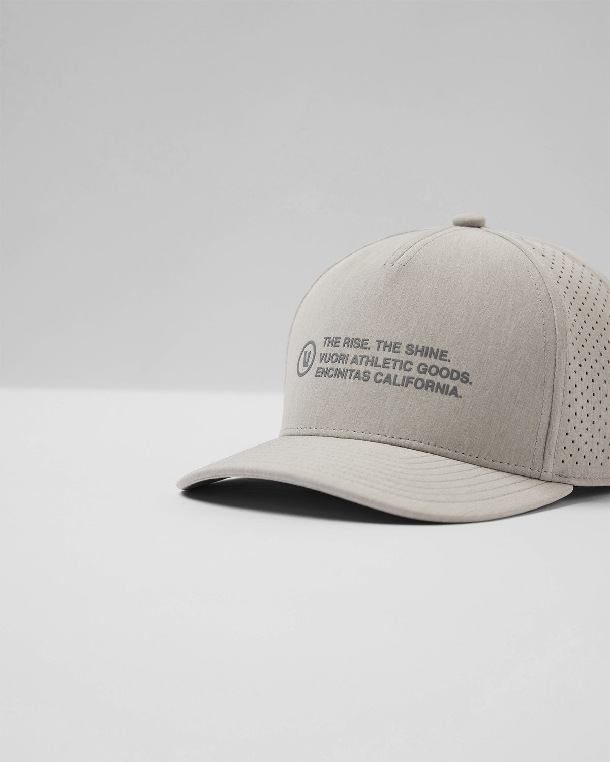 Vuori Water Tech Hat Light Heather Grey Water Hat - Image 2
