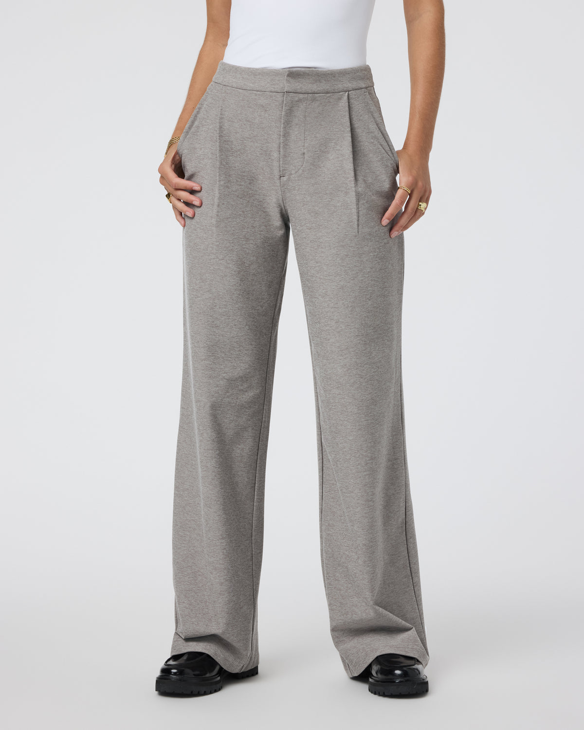 Elevation Trouser Cobblestone High Rise Pants