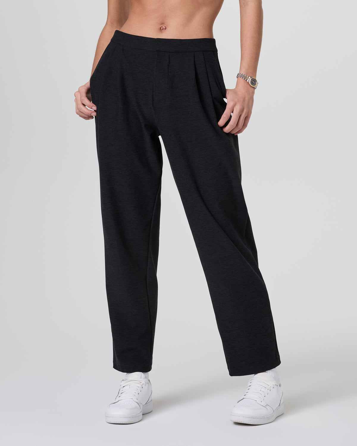 Elevation Ankle Trouser Black Heather