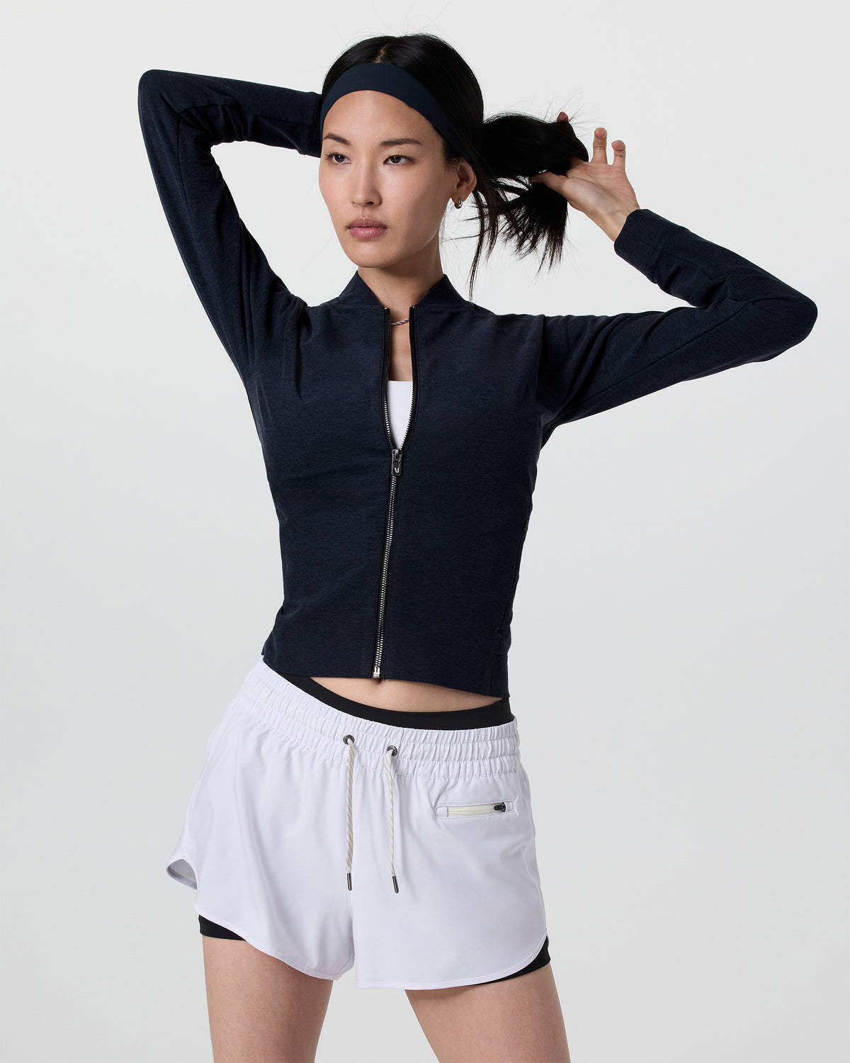 Elevation Track Jacket Midnight Heather - Image 4