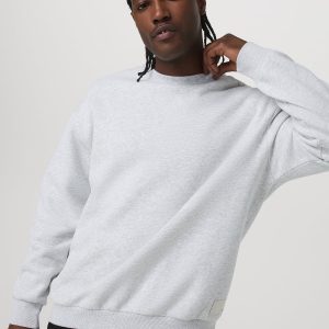 Restore Oversized Crew 2.0 Pale Grey Heather