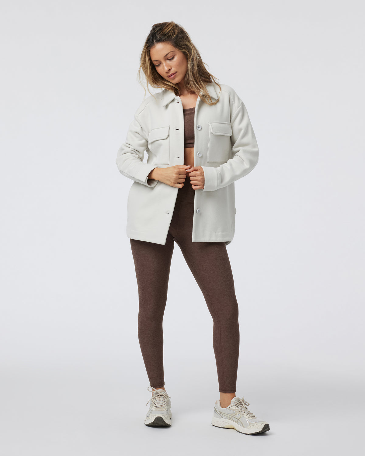 Restore Shirt Jacket Salt French Terry Shirt - Image 2