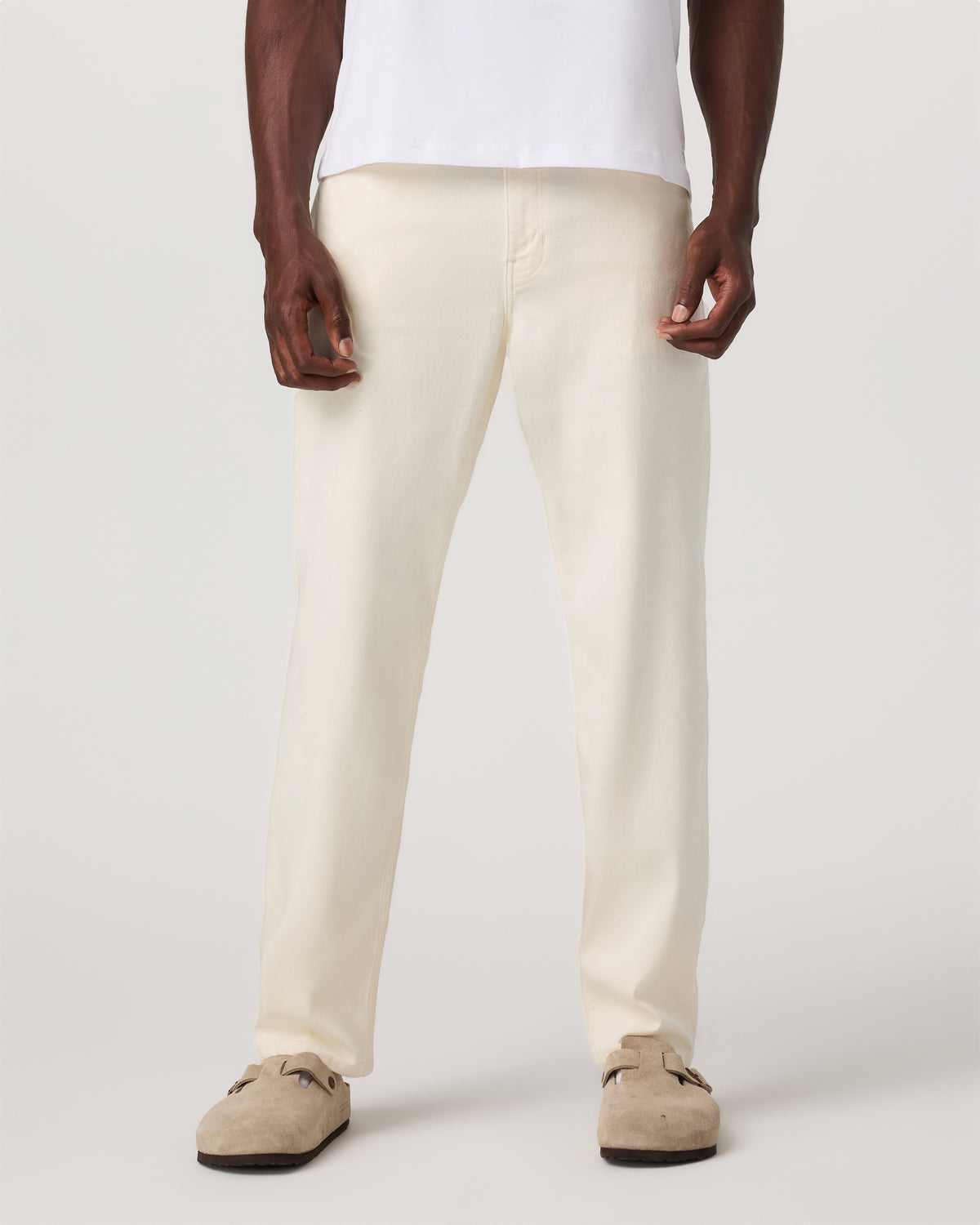 Benton Stretch Twill Pant Classic Fit 30" Natural Jeans