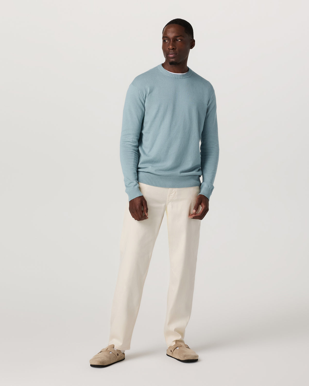 Benton Stretch Twill Pant Classic Fit 30" Natural Jeans - Image 4