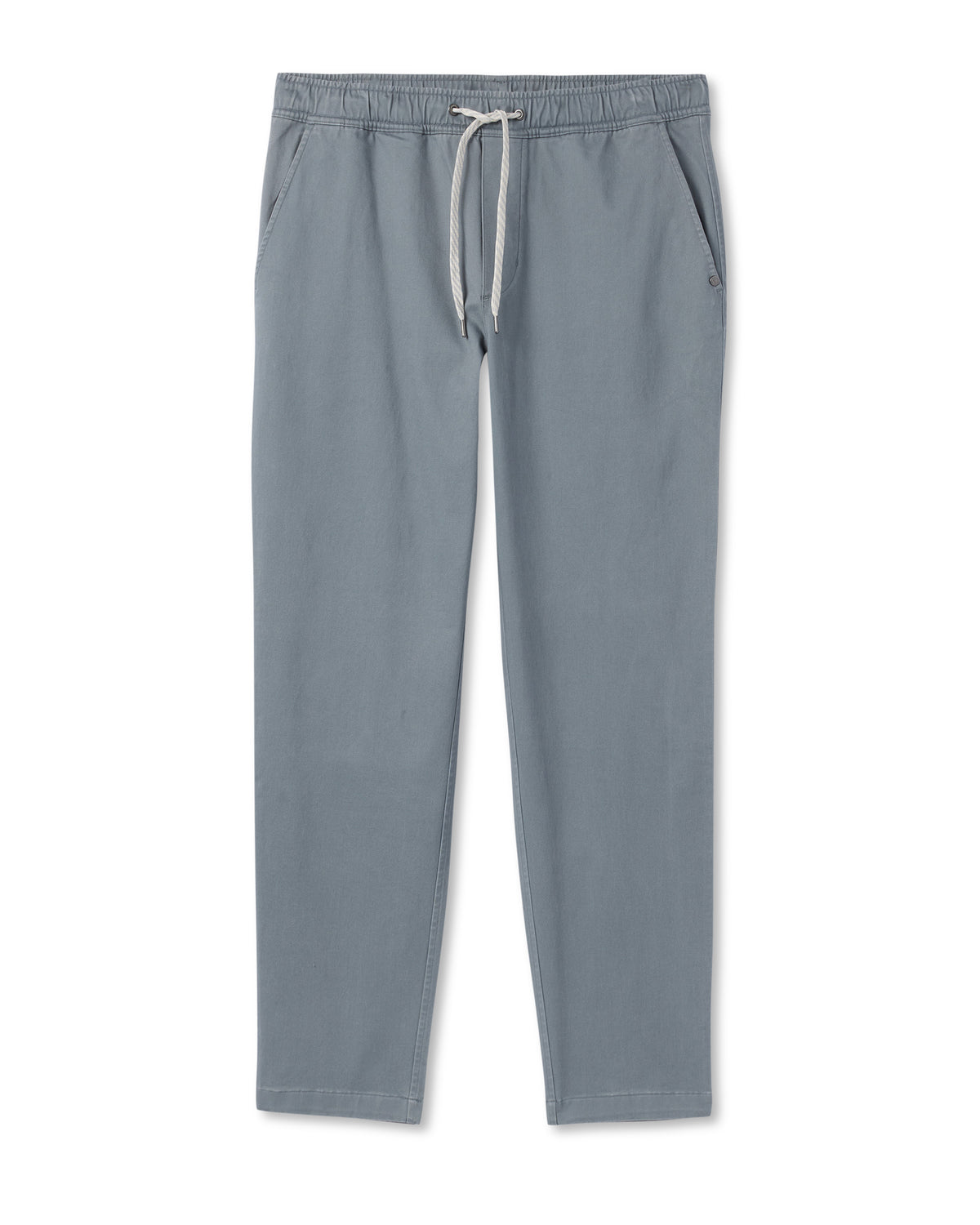 Fletcher Elastic Waist Pant Athletic Slim Fit 30" Dusty Blue - Image 6