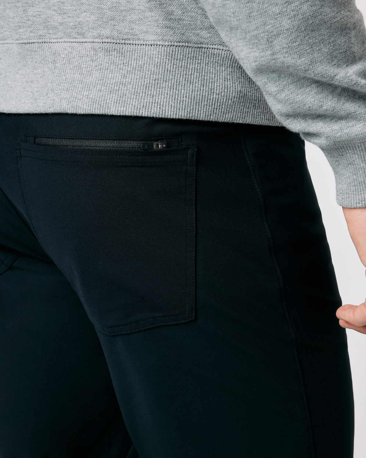 Meta Pant Men's Black 5-Pocket Pants - Image 2