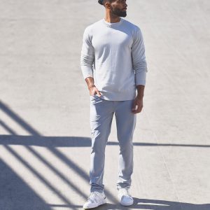 Meta Pant Athletic Slim Fit 32" Sea Fog 5-Pocket Pants