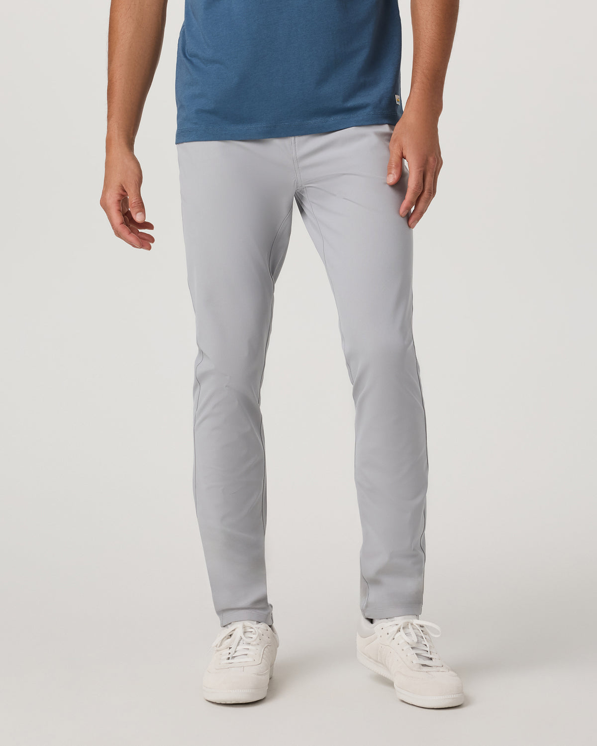 Meta Pant Athletic Slim Fit 32" Sea Fog 5-Pocket Pants - Image 2