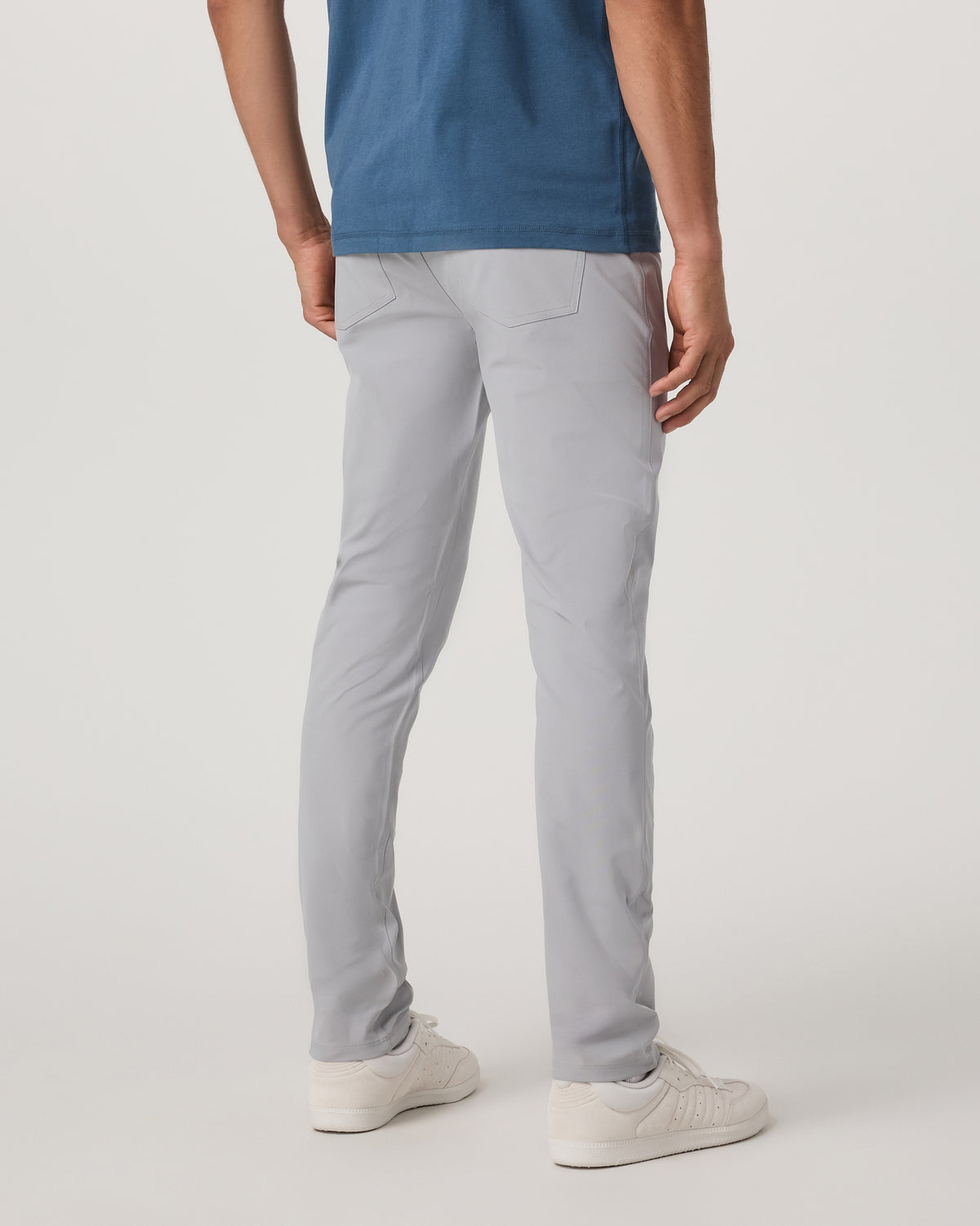 Meta Pant Athletic Slim Fit 32" Sea Fog 5-Pocket Pants - Image 4