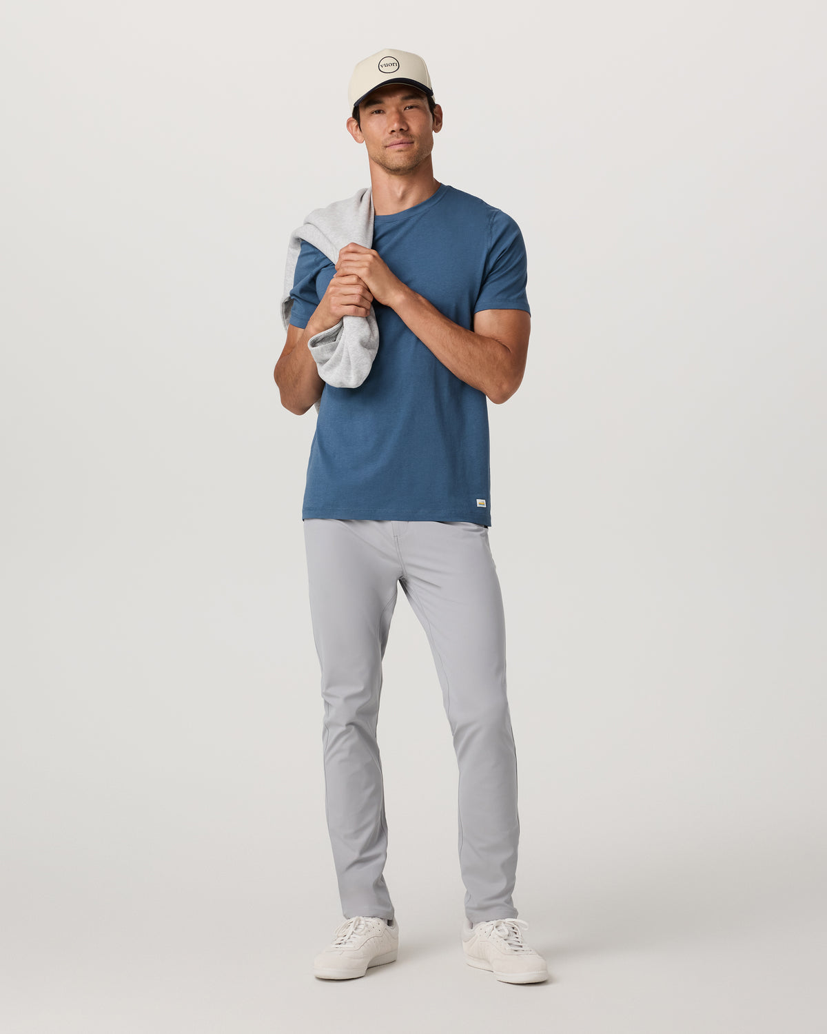 Meta Pant Athletic Slim Fit 32" Sea Fog 5-Pocket Pants - Image 5