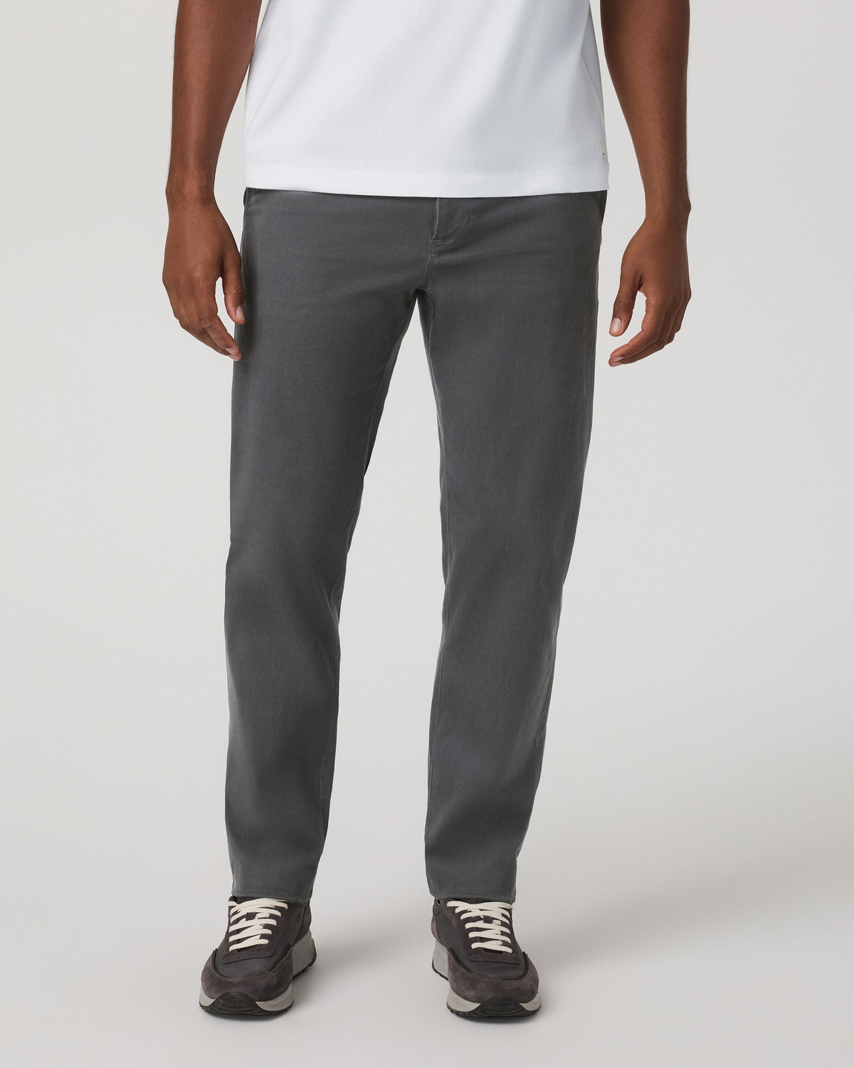 Fletcher Chino Pant Classic 32" Men's Dark Pewter Chino Pants - Image 4