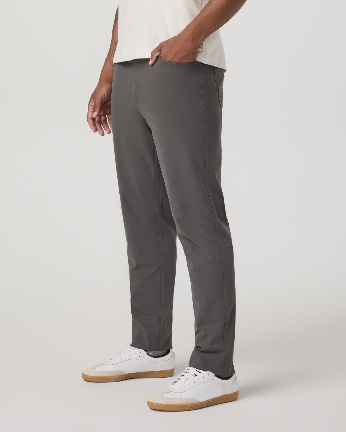 Meta Pant Classic Fit 32" Men's Warm Grey 5-Pocket Pants