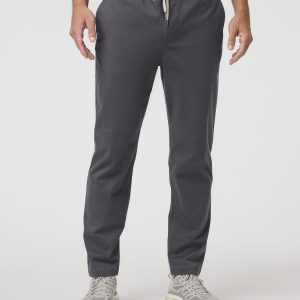 Fletcher Elastic Waist Pant Athletic Slim Fit 30" Dark Pewter