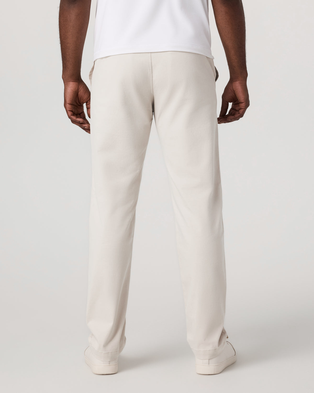 Fletcher Chino Pant Classic 32" Men's Oatmeal Chino Pants - Image 3