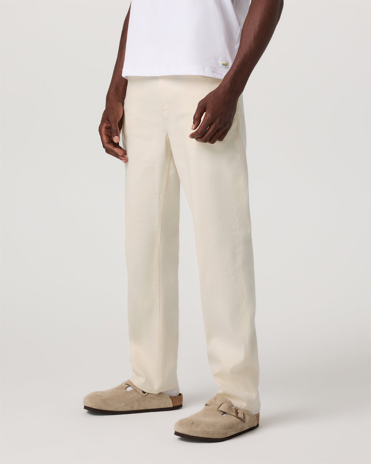 Benton Stretch Twill Pant Classic Fit 32" Natural Jeans