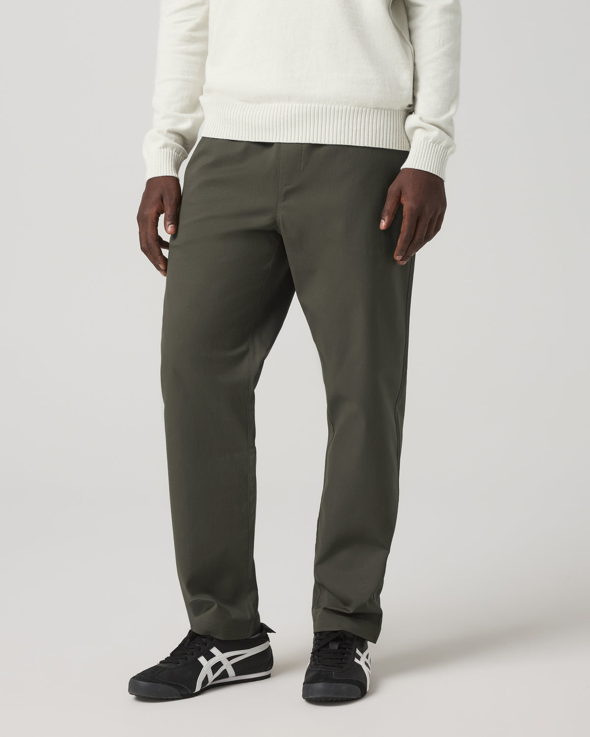 Cascade Elastic Waist Trouser Classic Fit 30" Dark Oregano