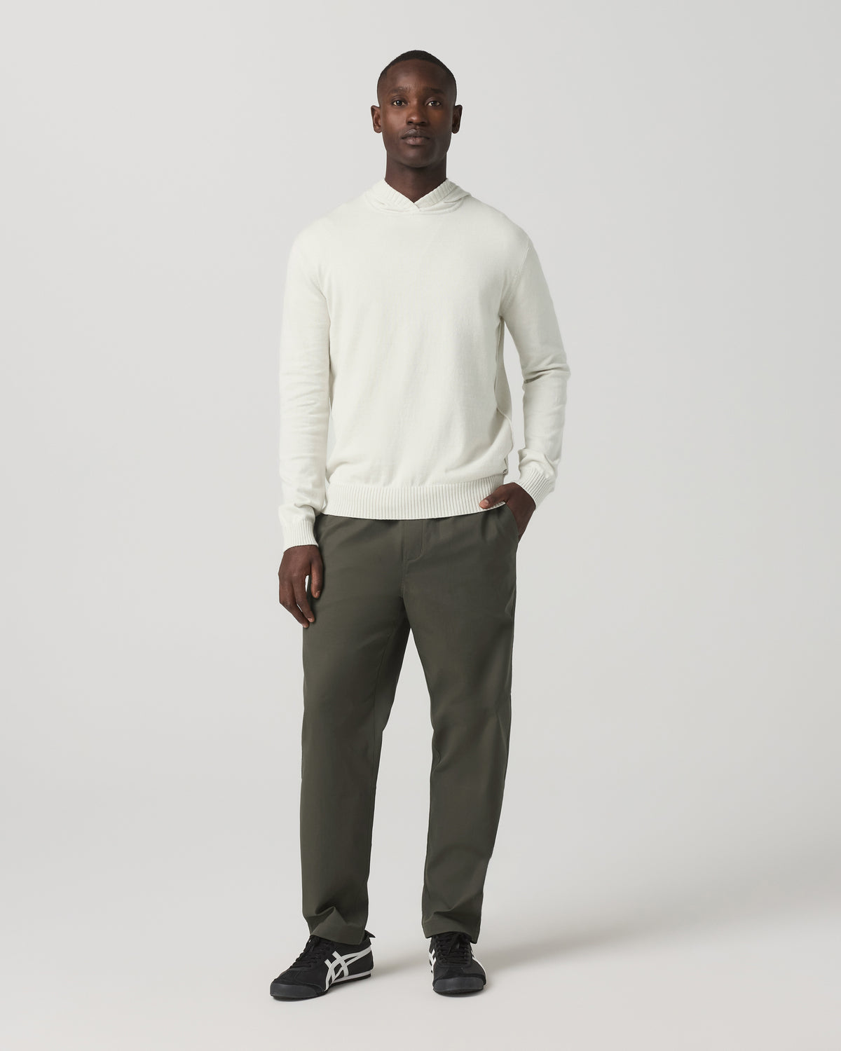 Cascade Elastic Waist Trouser Classic Fit 30" Dark Oregano - Image 4