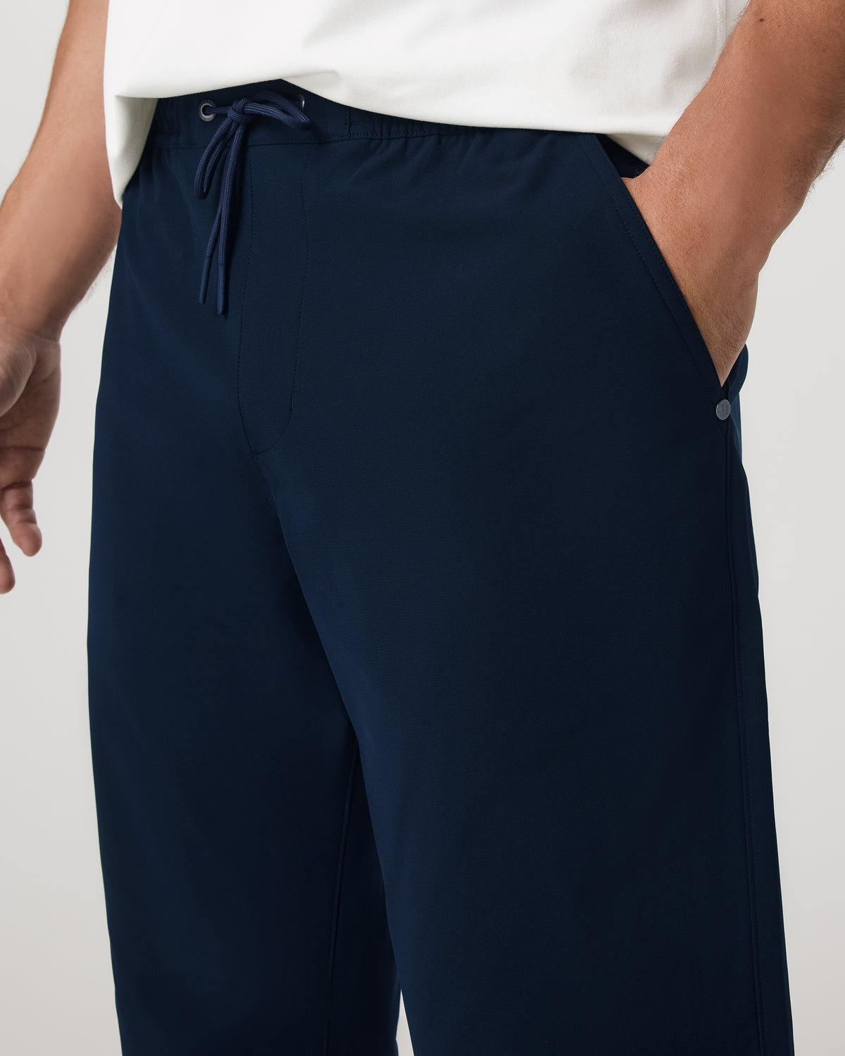 Meta Elastic Waist Pant Classic Fit Men's Ink Pants - Image 2