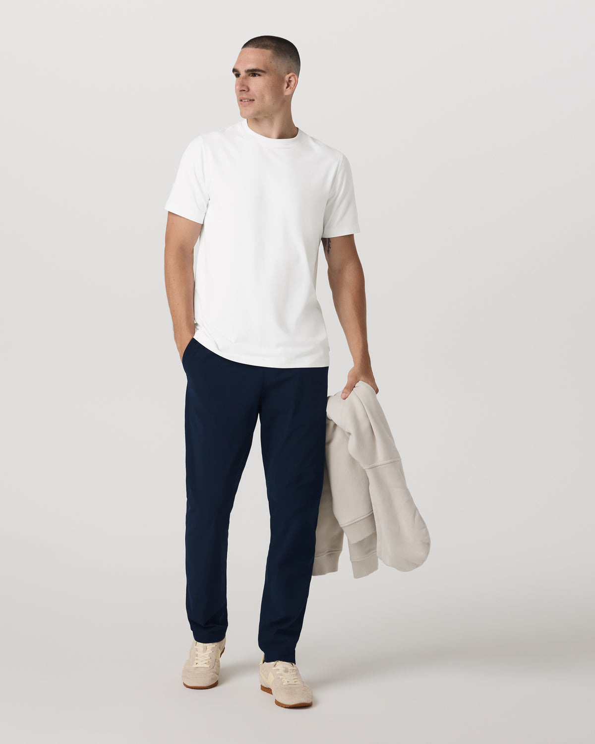 Meta Elastic Waist Pant Classic Fit Men's Ink Pants - Image 4
