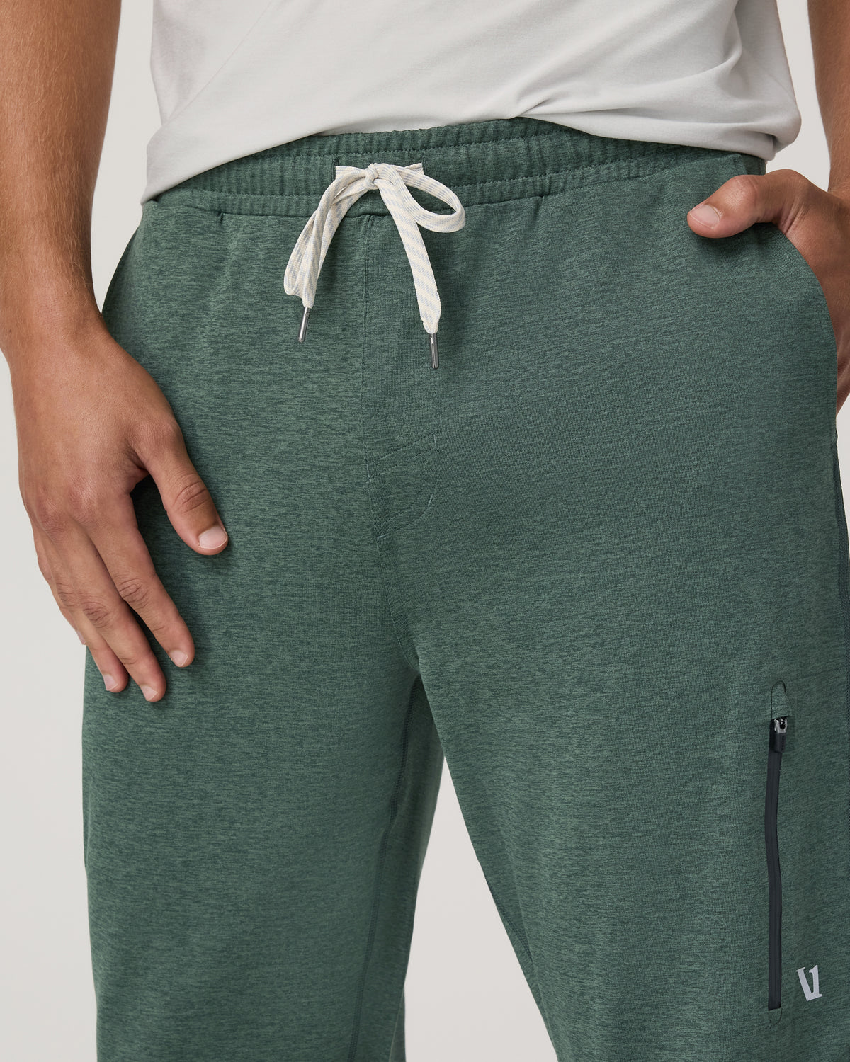 Men's Sunday Performance Jogger 28" Agate Green Heather - Image 2