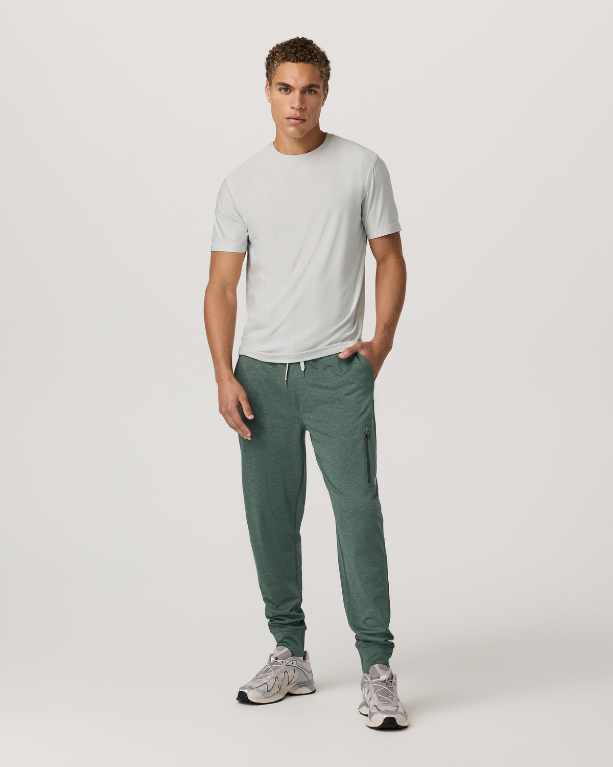 Men's Sunday Performance Jogger 28" Agate Green Heather - Image 4