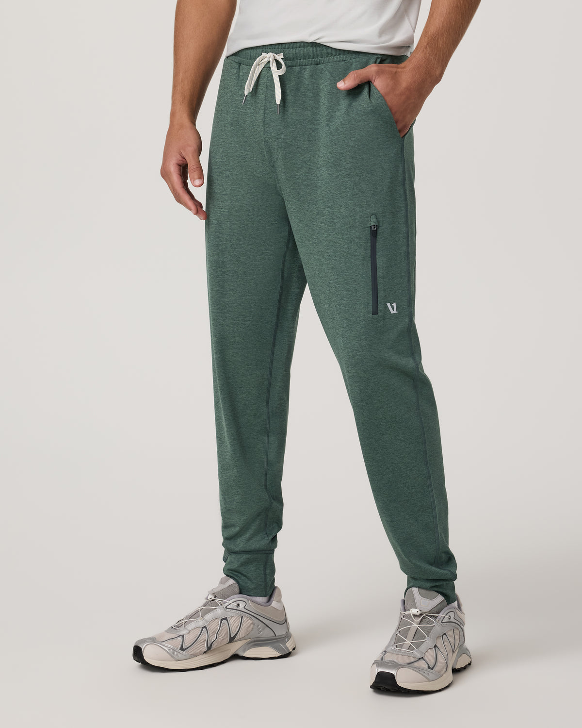 Men's Sunday Performance Jogger 28" Agate Green Heather - Image 5