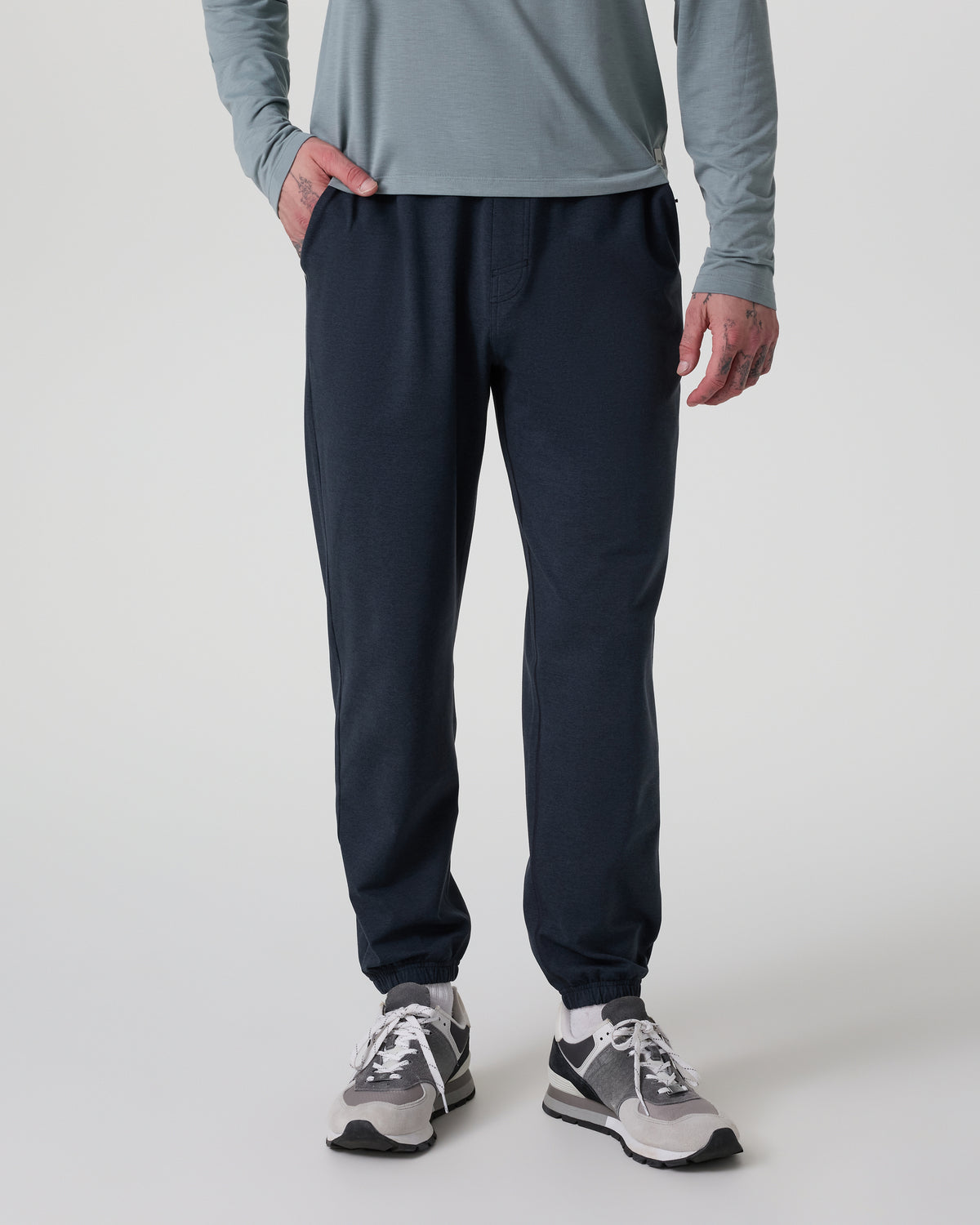 Coronado Performance Sweatpant Classic 28" Midnight Heather - Image 2
