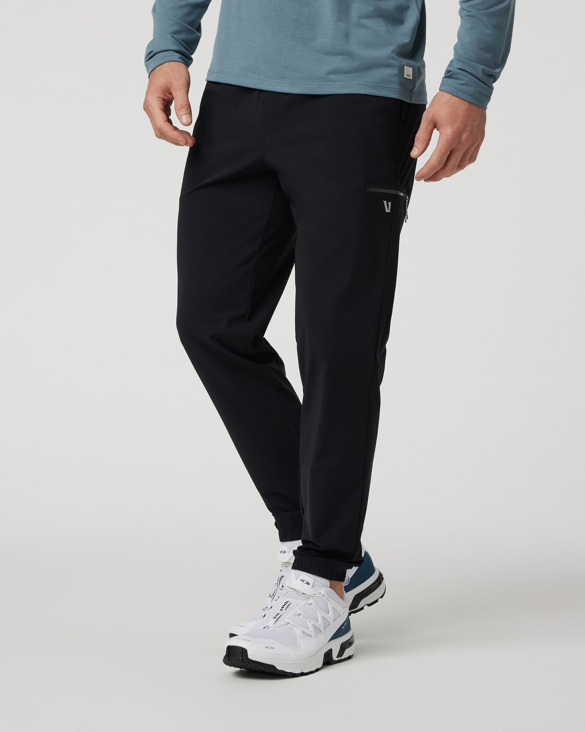 Fleet Sport Jogger Men's Black Lightweight Joggers - Image 2