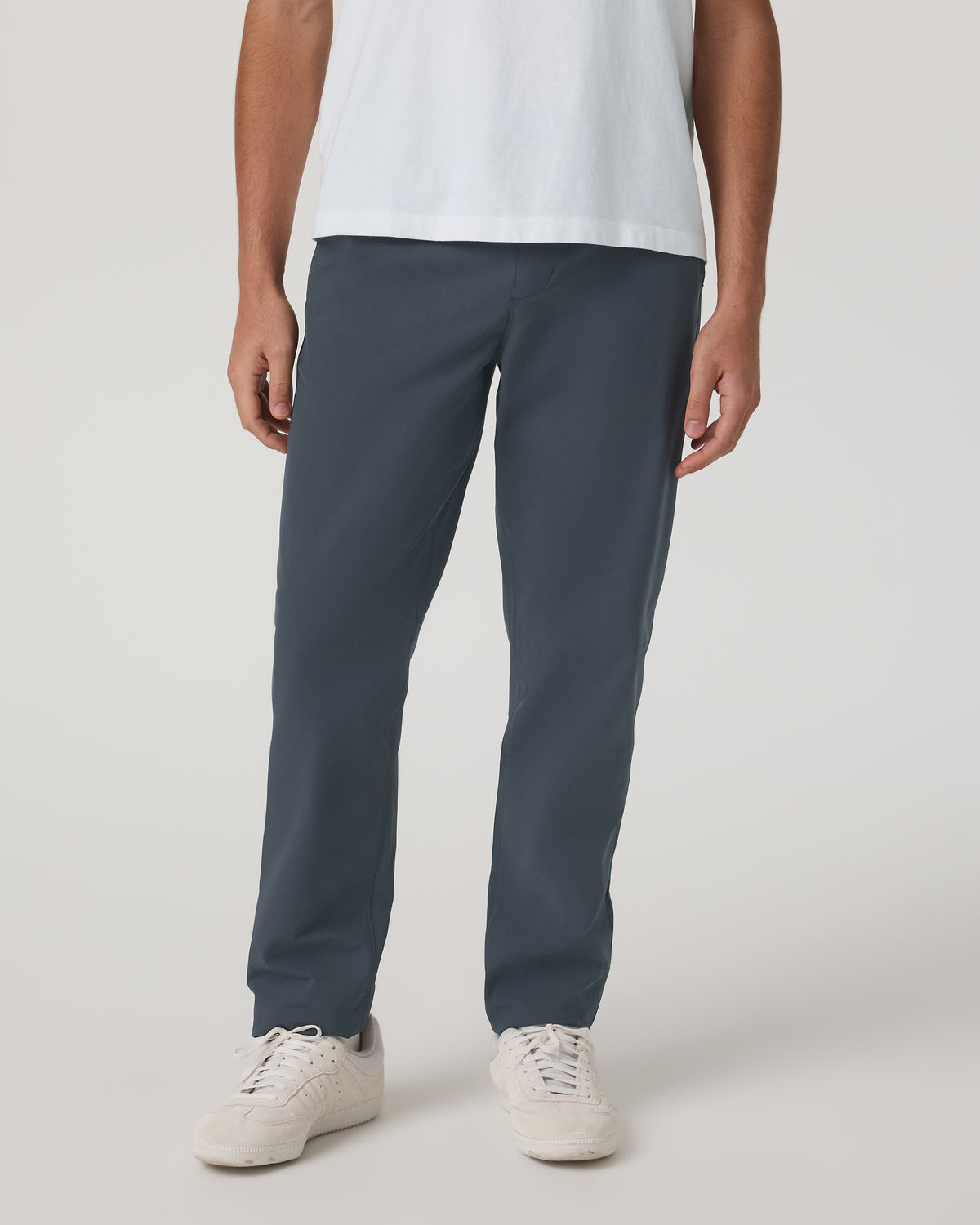 Meta Elastic Waist Pant Classic Fit Men's Charcoal Pants