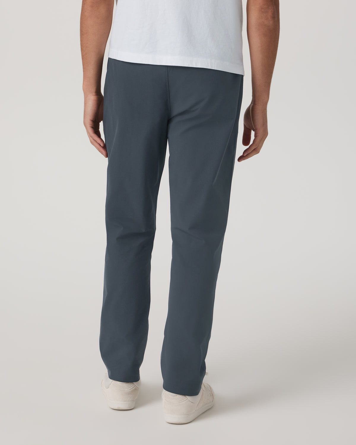 Meta Elastic Waist Pant Classic Fit Men's Charcoal Pants - Image 3
