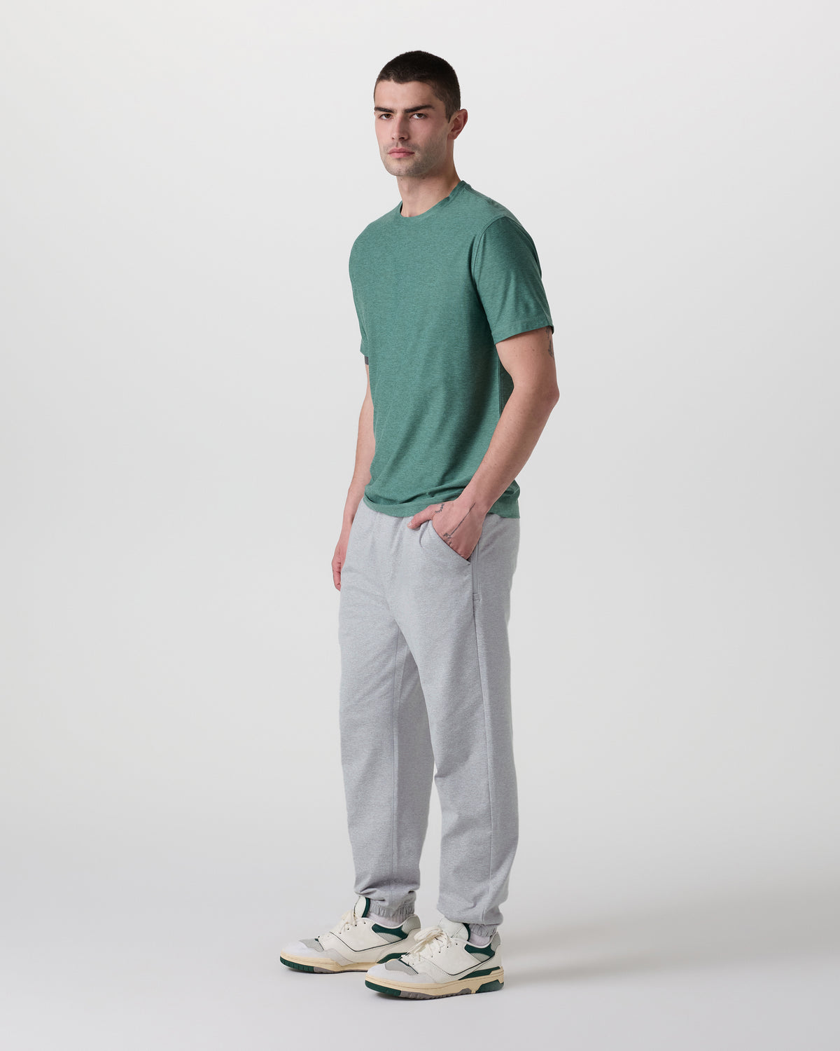 Coronado Performance Sweatpant Classic 28" Light Heather Grey - Image 3