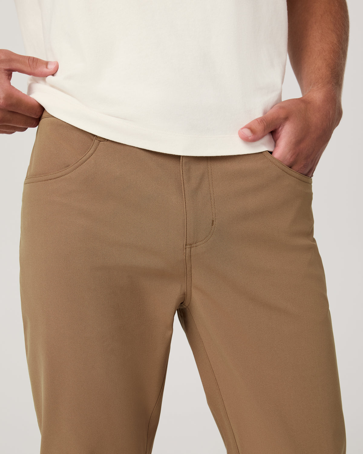 Meta Pant Athletic Slim Fit 30" Men's Pecan 5-Pocket Pant - Image 2