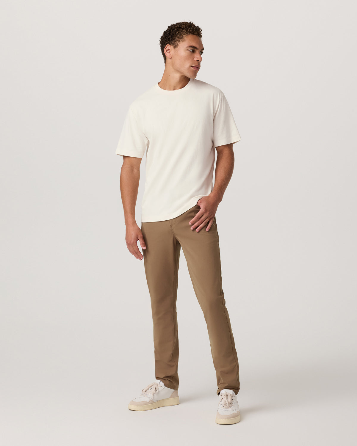 Meta Pant Athletic Slim Fit 30" Men's Pecan 5-Pocket Pant - Image 4