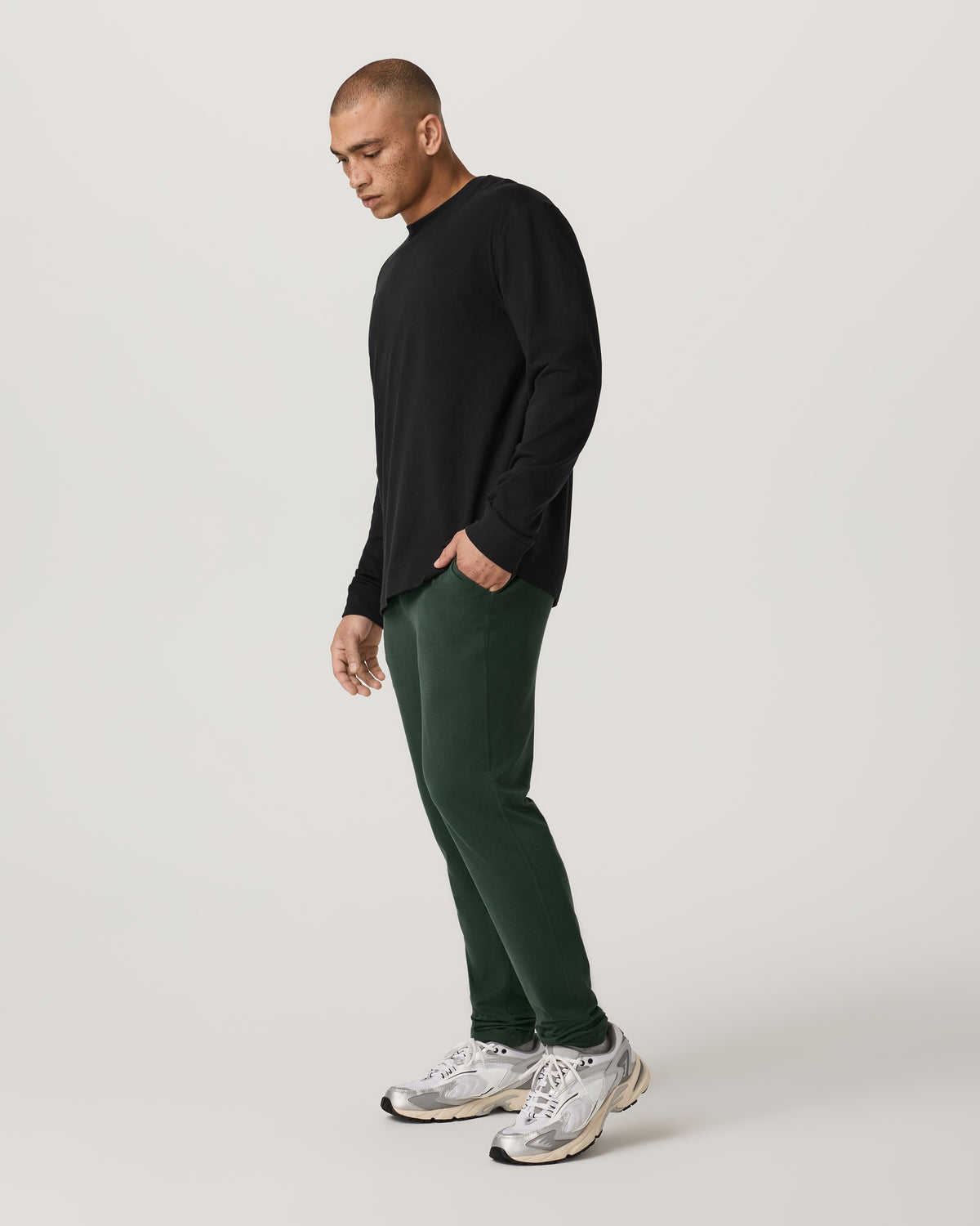 Ponto Performance Pant 30" Men's Spruce Heather Pants - Image 5