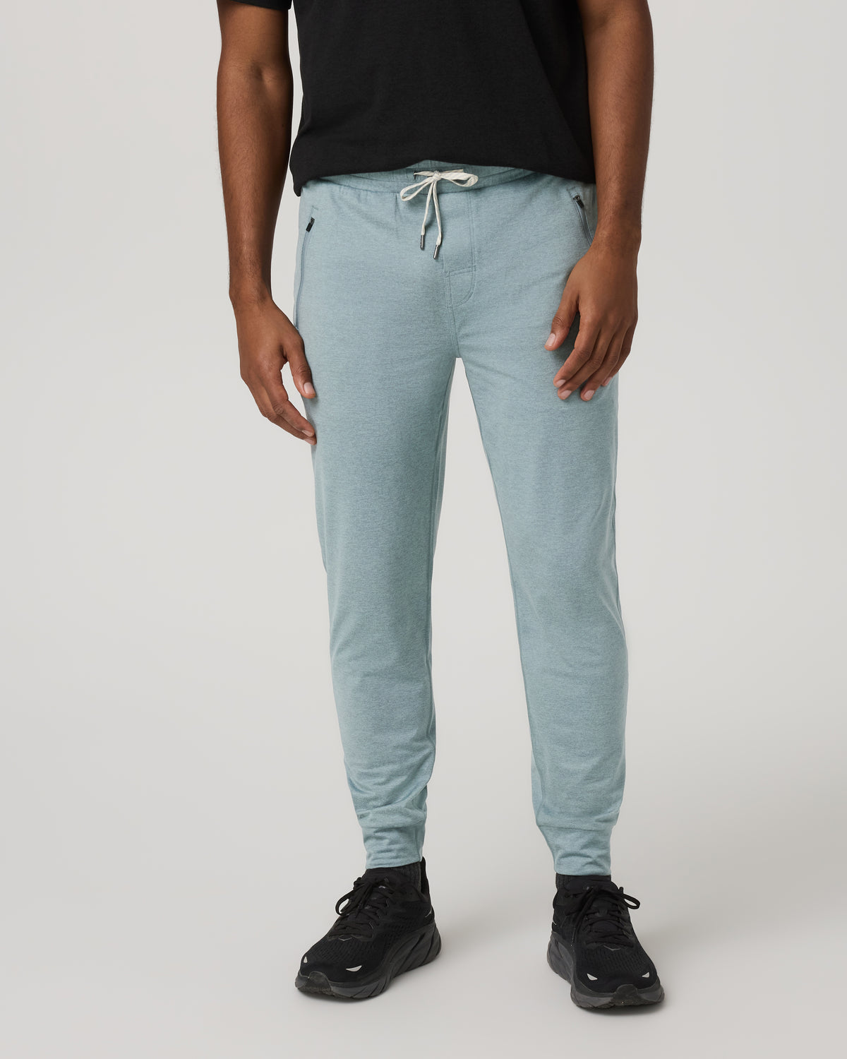 Men's Ponto Performance Jogger 28" Misty Blue Heather - Image 2