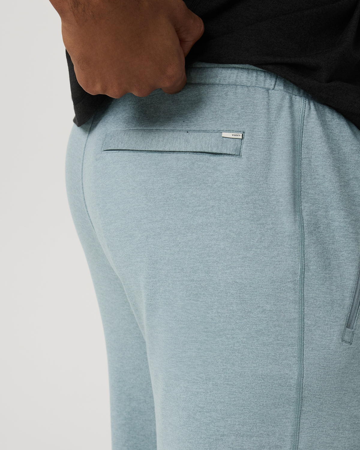 Men's Ponto Performance Jogger 28" Misty Blue Heather - Image 4