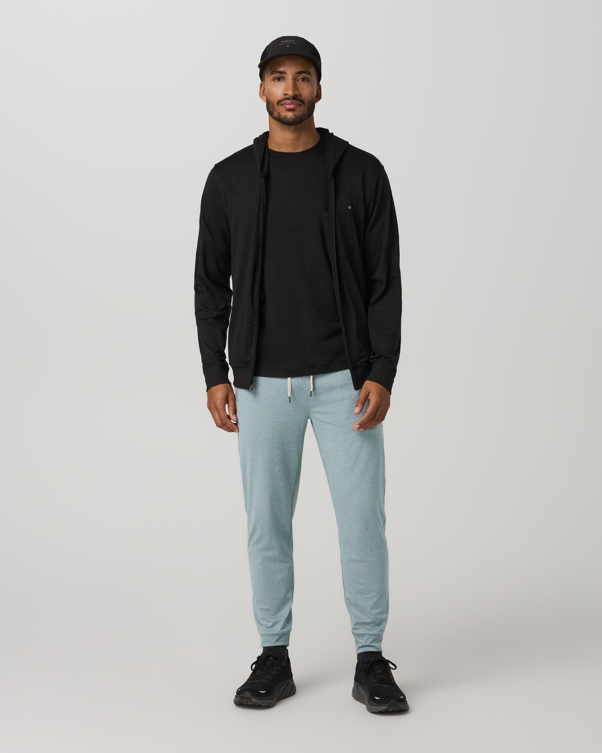 Men's Ponto Performance Jogger 28" Misty Blue Heather - Image 5