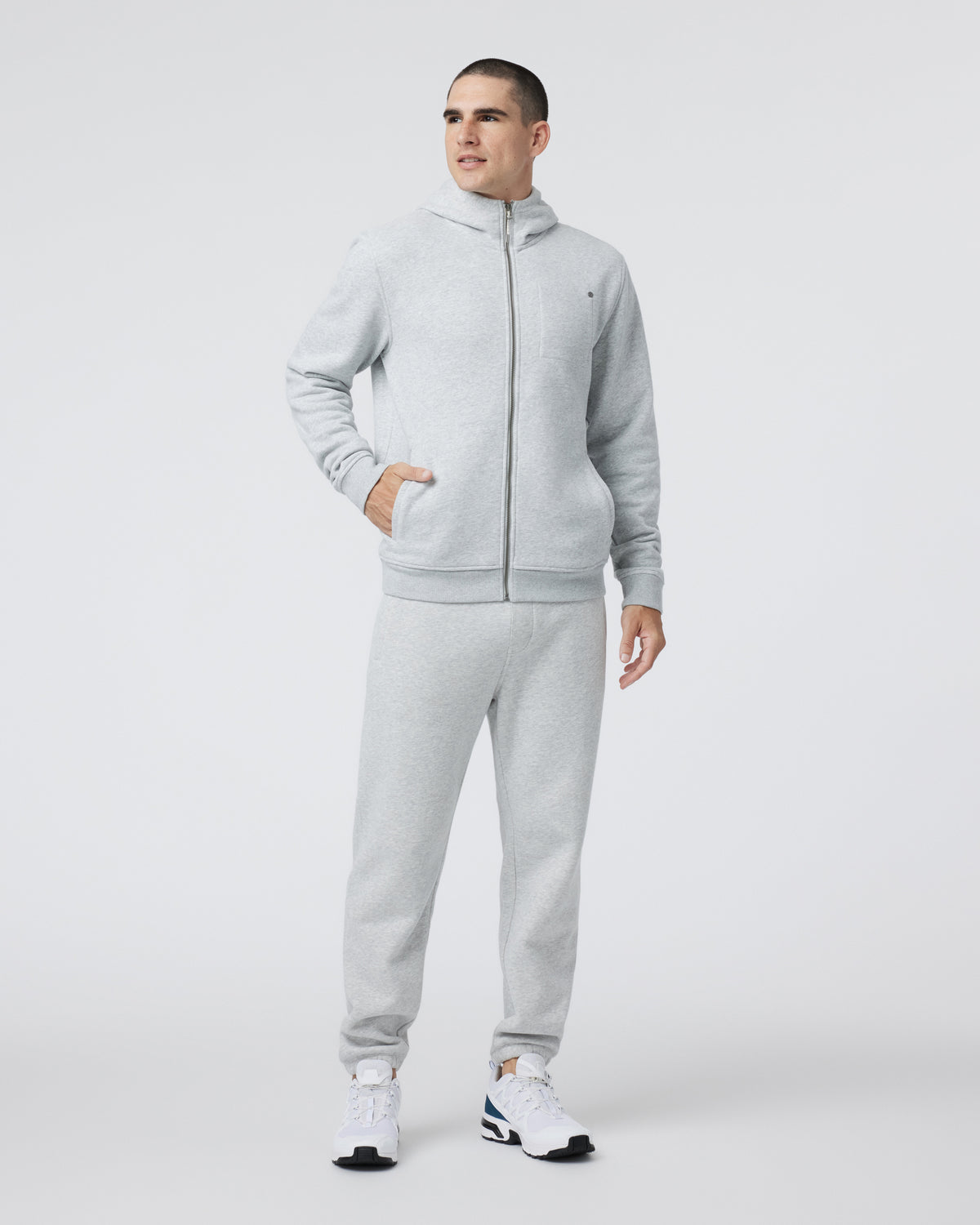 Seaside Sweatpant Light Heather Grey Sweatpants - Image 4