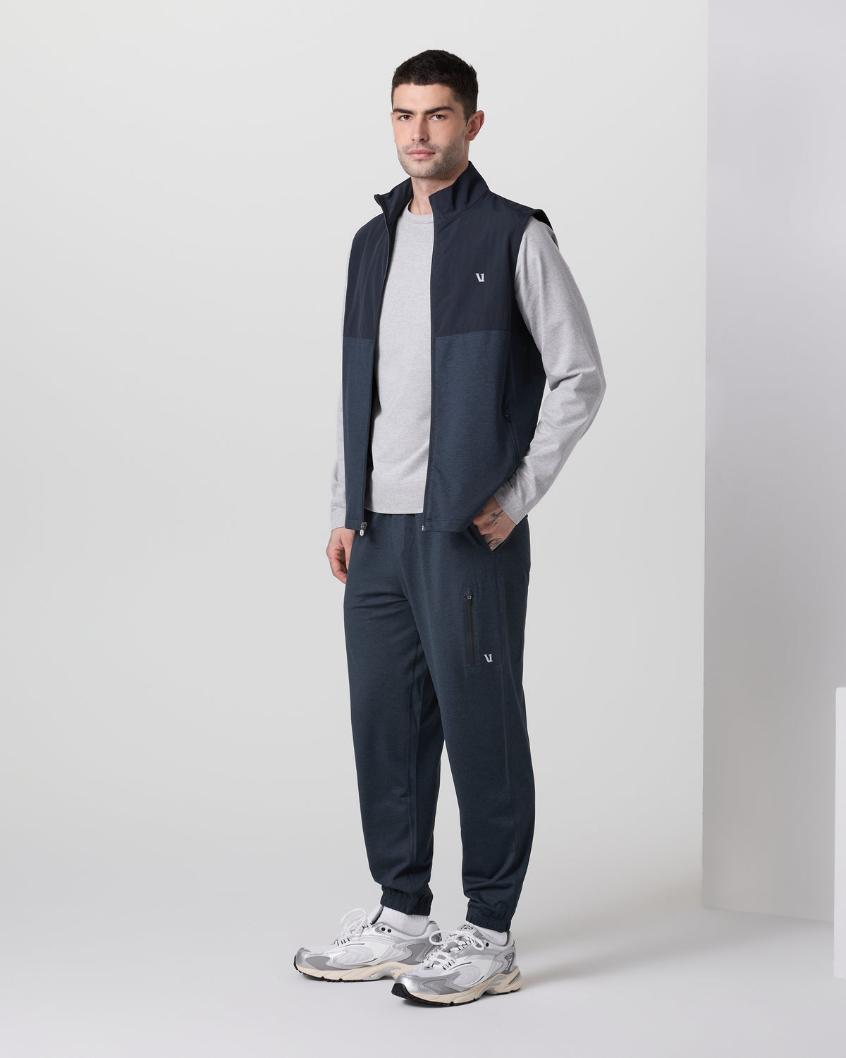 Sunday Performance Sweatpant Classic 30" Ink Heather - Image 4