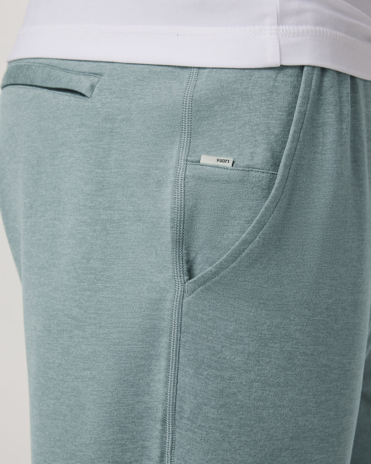 Ponto Performance Pant 30" Misty Blue Heather Sweatpant - Image 2